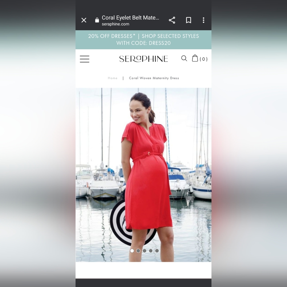 Seraphine Woven Maternity Dress